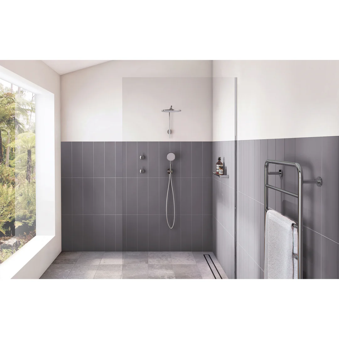 Phoenix Vivid Slimline Towel Ladder 800 X 500Mm - Chrome - Image 5