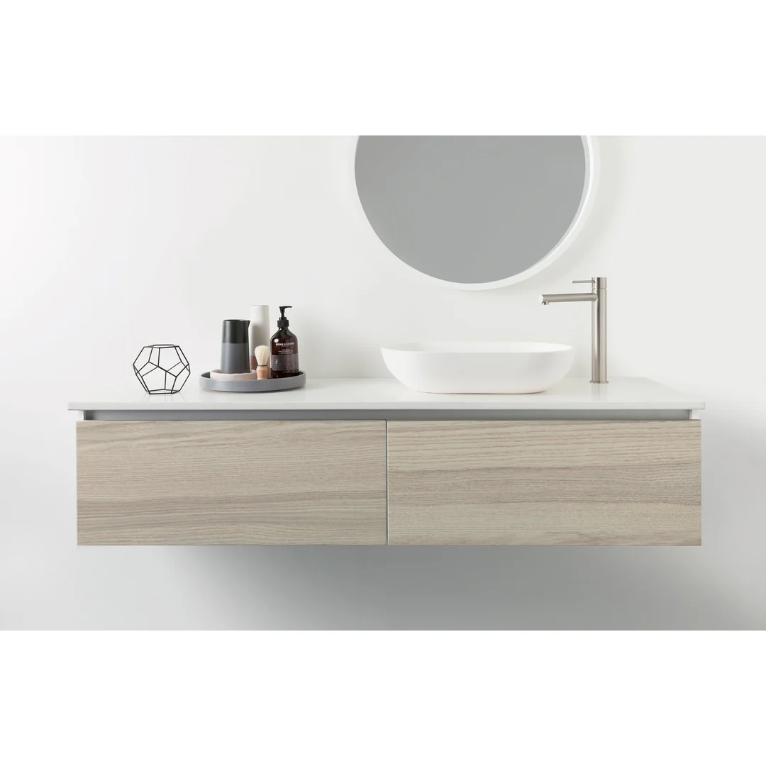 Phoenix Vivid Slimline Vessel Mixer-Brushed Nickel - Image 3