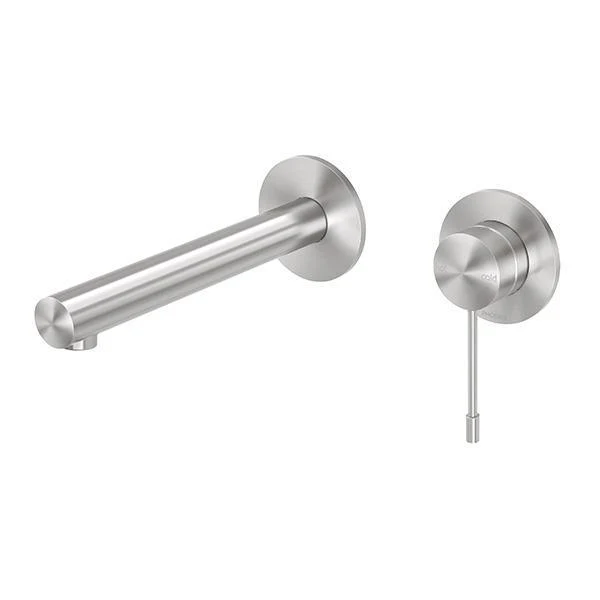 Phoenix Vivid Slimline Ss 316 Wall Basin / Bath Mixer Set 180Mm S/Steel - Image 6