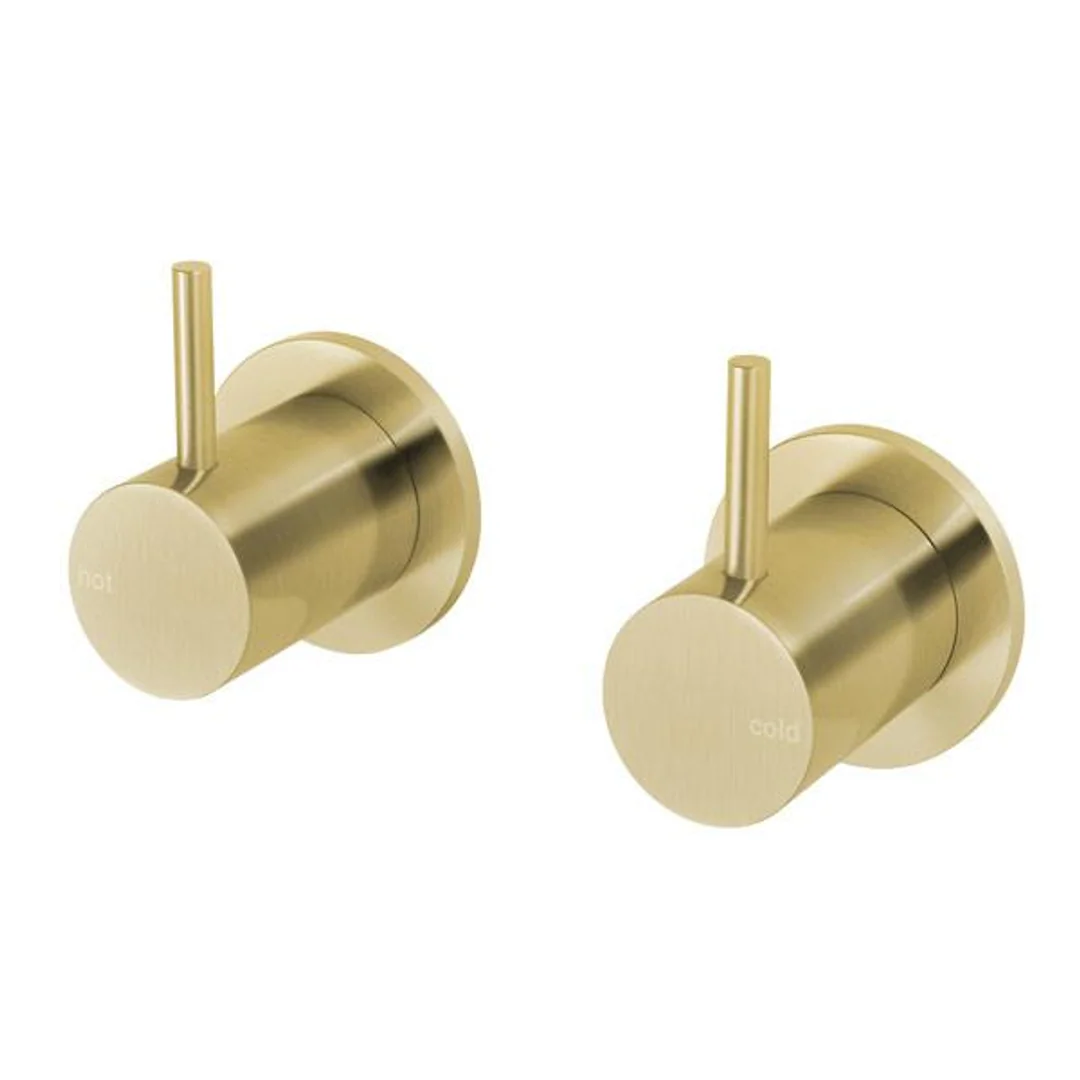 Phoenix Vivid Slimline Wall Top Assemblies - Brushed Gold - Image 2
