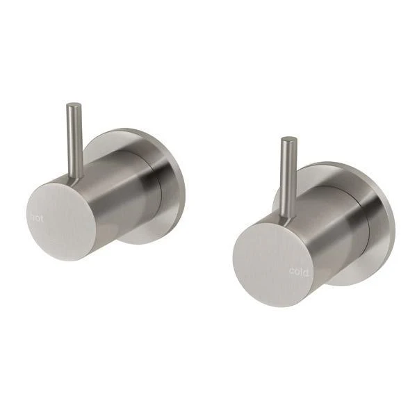 Phoenix Vivid Slimline Wall Top Assemblies Extended 15mm - Brushed Nickel - Image 4