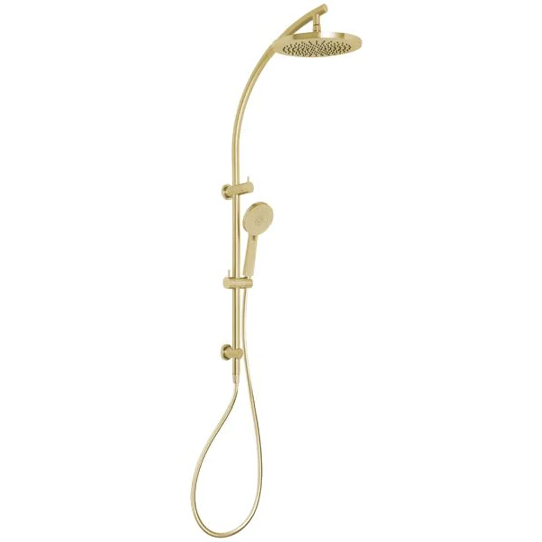 Phoenix Vivid Twin Shower-Brushed Gold - Image 2
