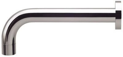 Phoenix Vivid Wall Bath Outlet 250Mm Curved - Chrome - Image 4
