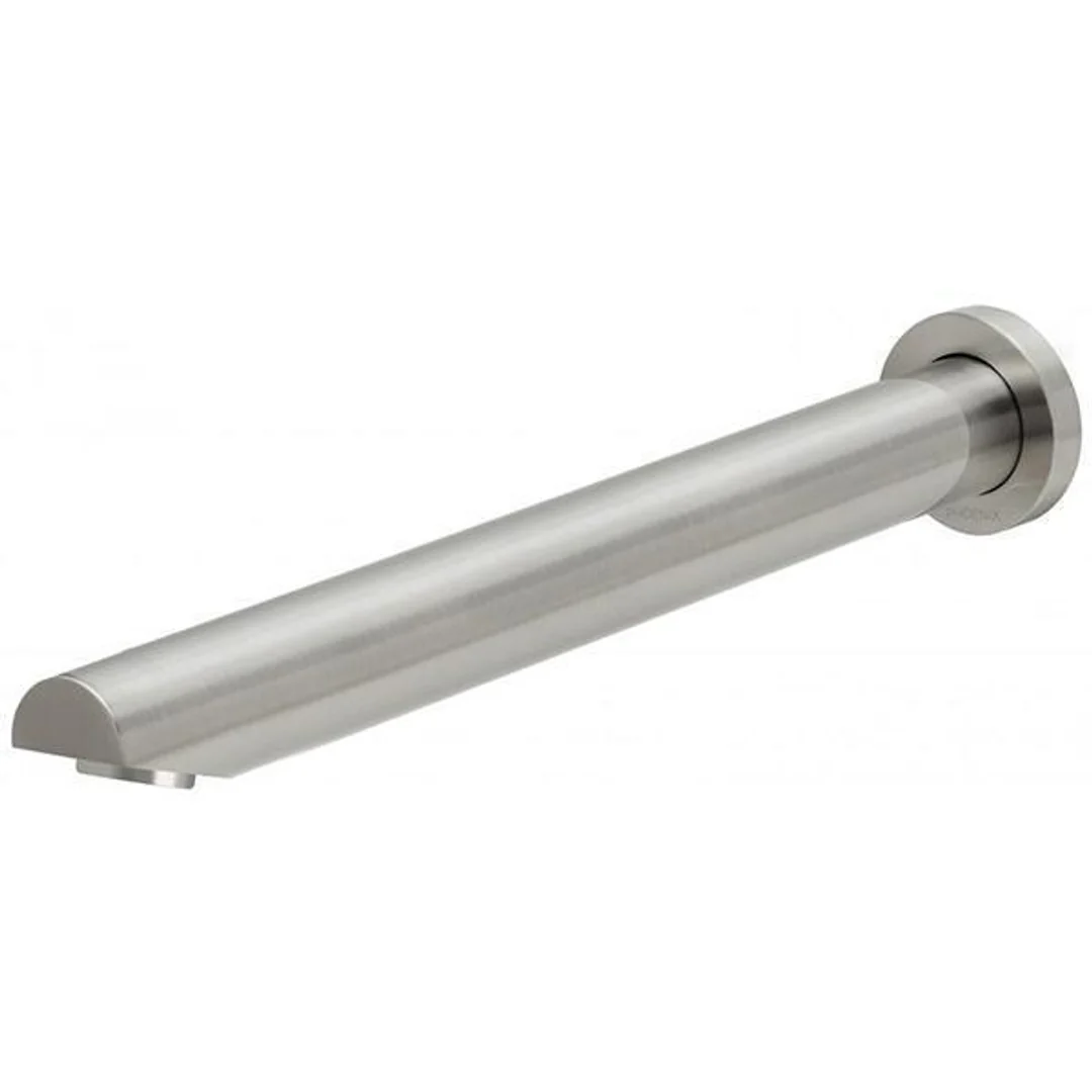 Phoenix Vivid Wall Bath Outlet 32 X 300mm Angled - Brushed Nickel - Image 2