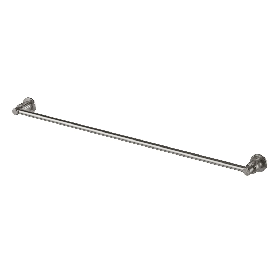 Phoenix Wiltern Single Towel Rail 800Mm Brushed Carbon