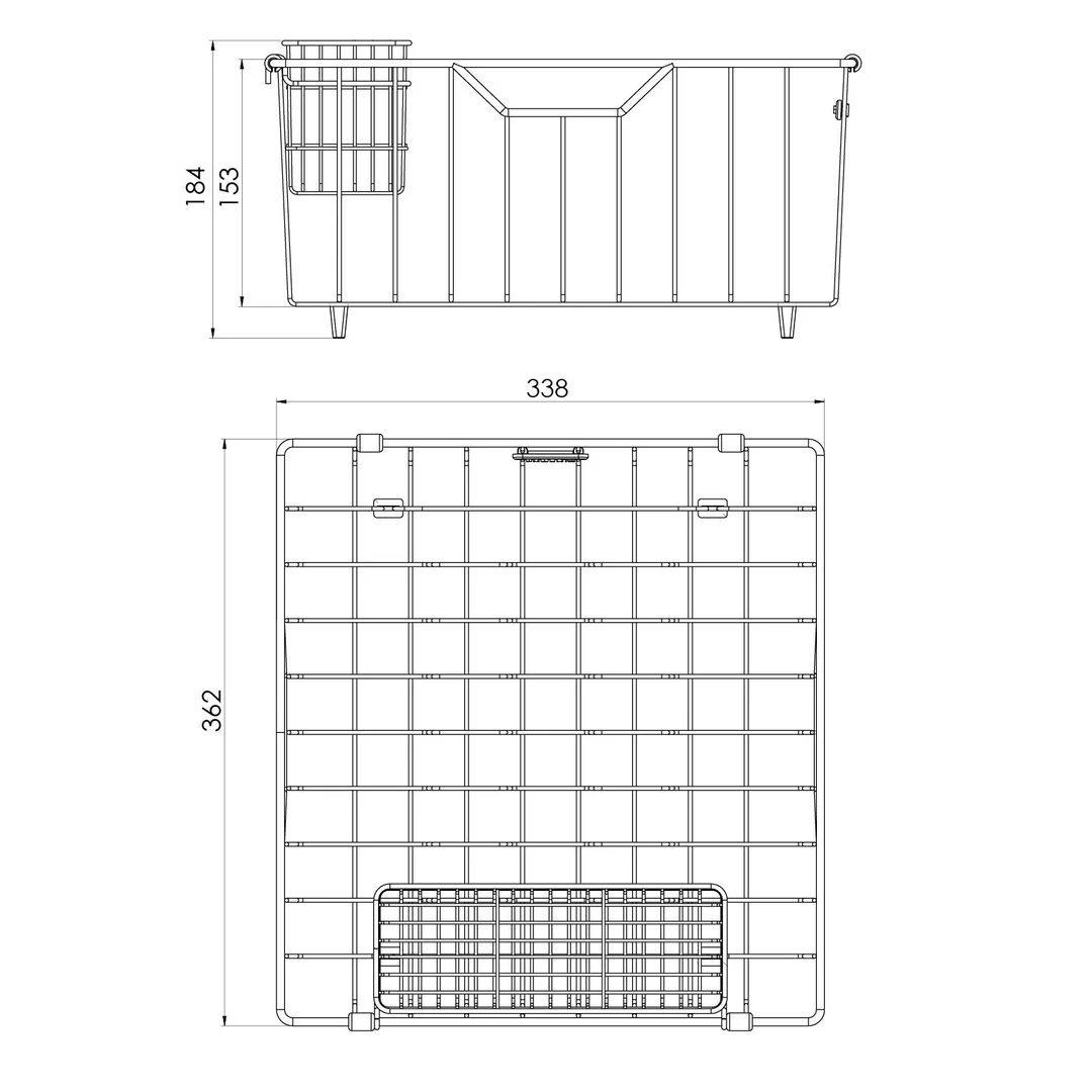 Phoenix Wire Basket Stainless Steel 340-8590-51 - Image 2