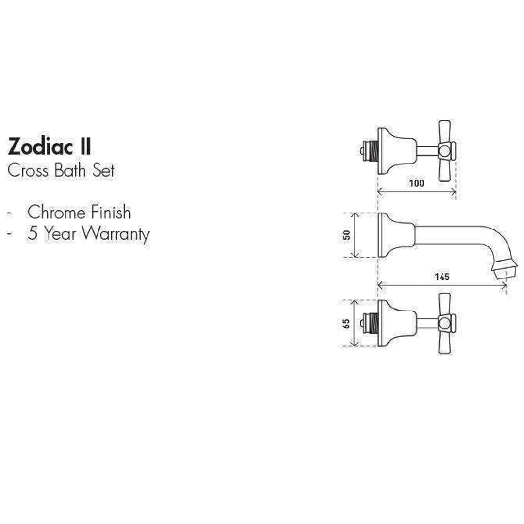 Aspire Zodiac Ii - Chrome Bath Set **Tp1475** - Image 4