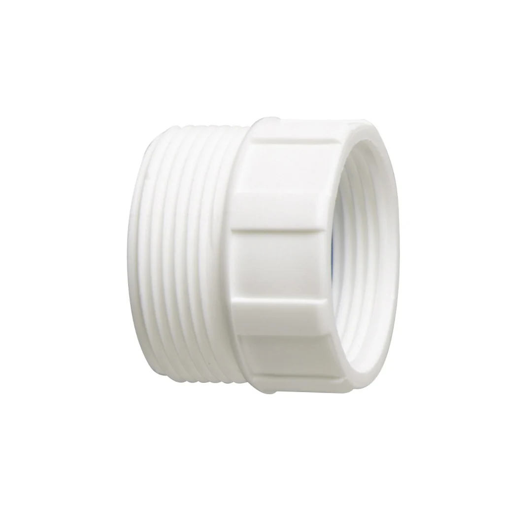PLASTIC 40 X 32 THREADED WASTE TRAP ADAPTER WHITE - Image 2
