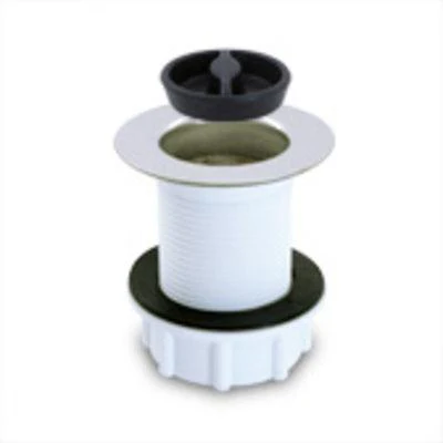 Plug & Waste 40mm W/Out Overflow Stainless - Plastic Pvc - Image 3