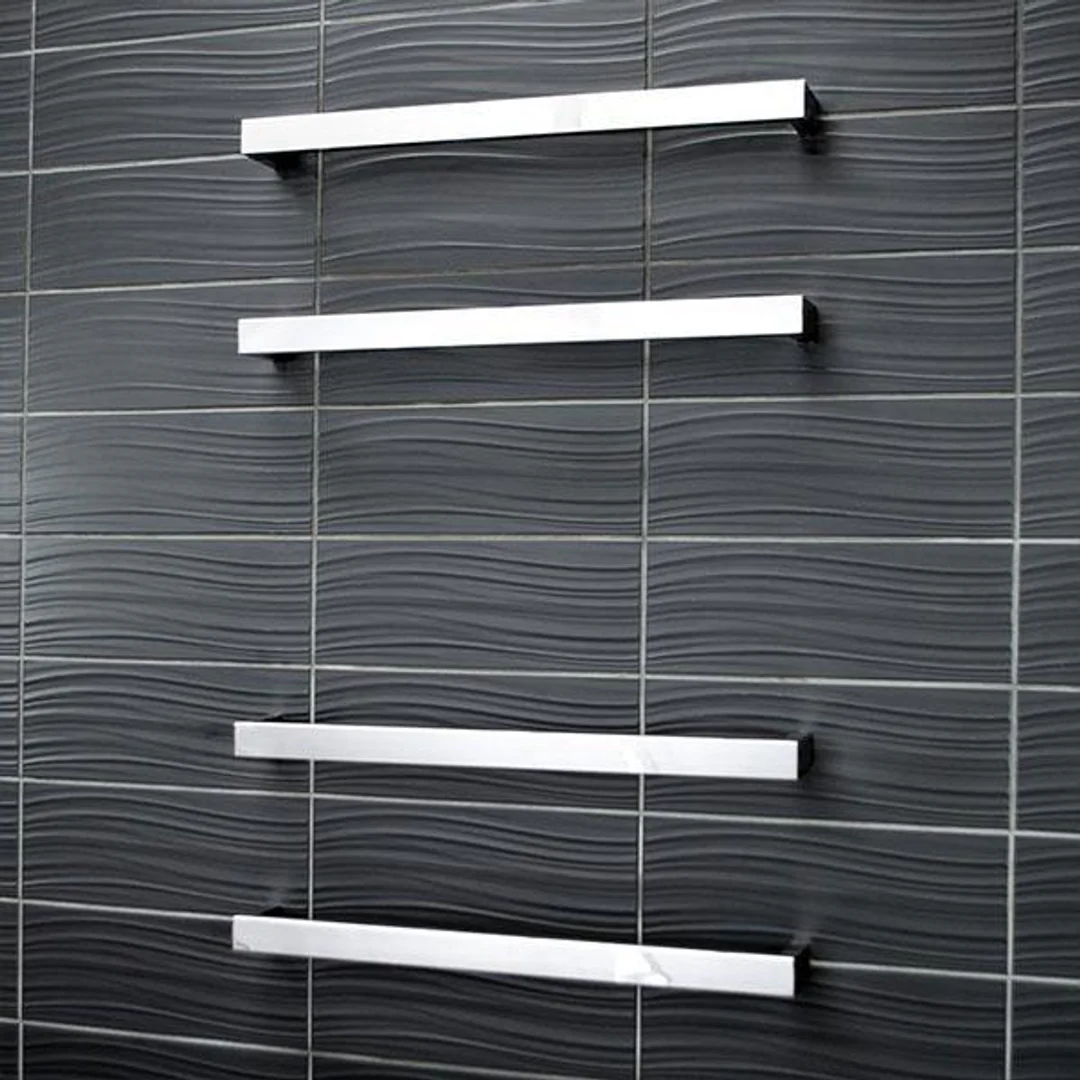 Polished 800mm Squ Single Bar Towel Rail(Radiant P#:Sbstr-800) - Image 2