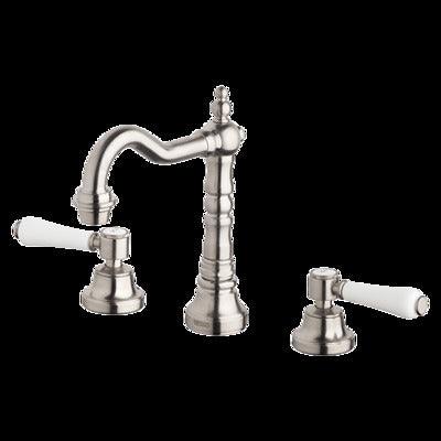 Provincial 3 Piece Basin Set W Lever Handles Bn - Image 3