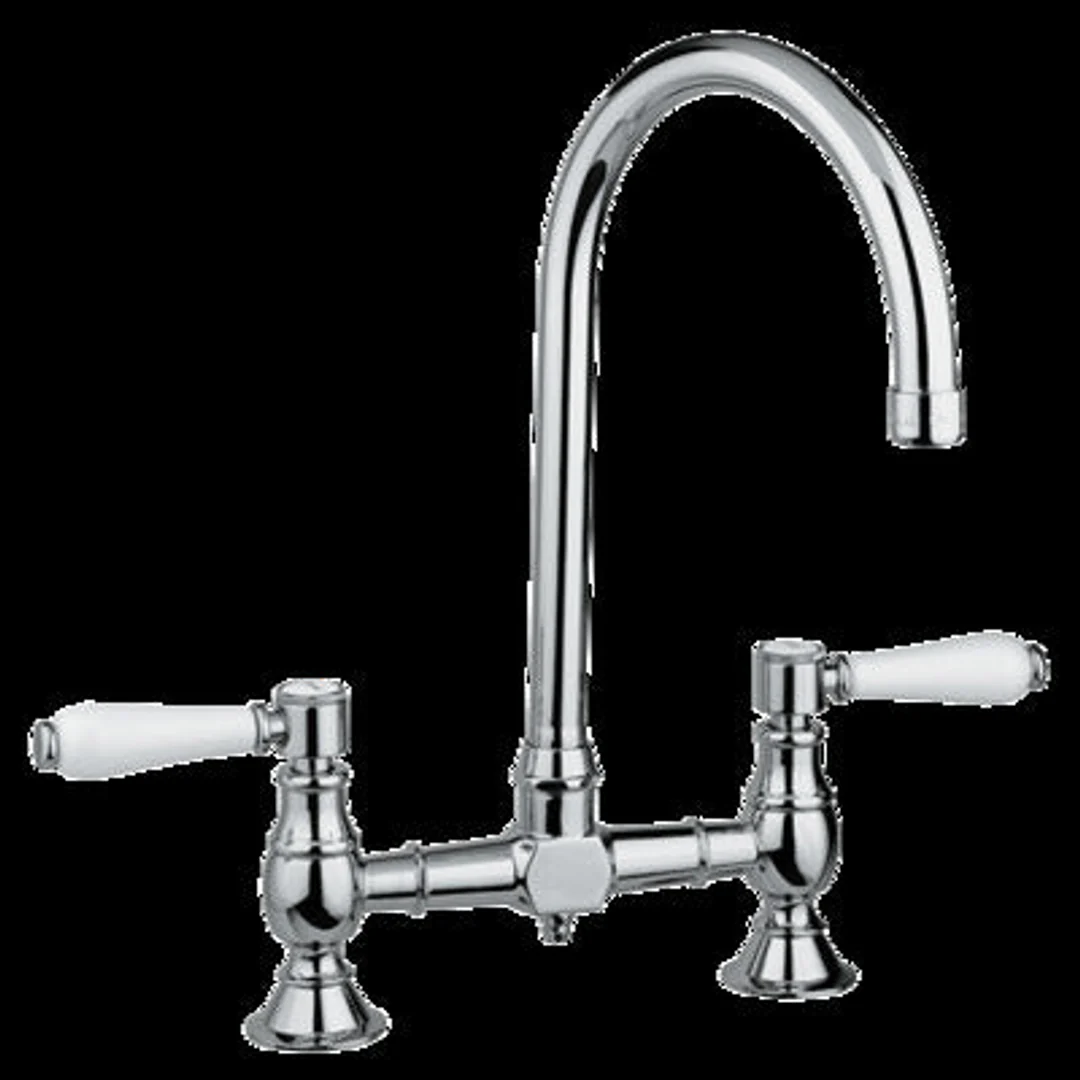 Provincial Exposed Breach Kitchen Tap Chrome - Image 2