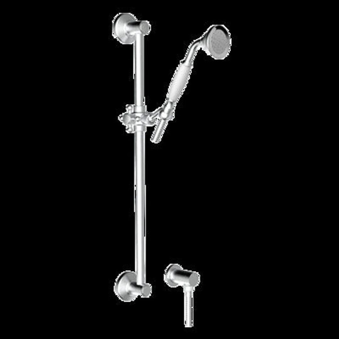 Provincial Shower On Rail Brushed Nickel - Image 2