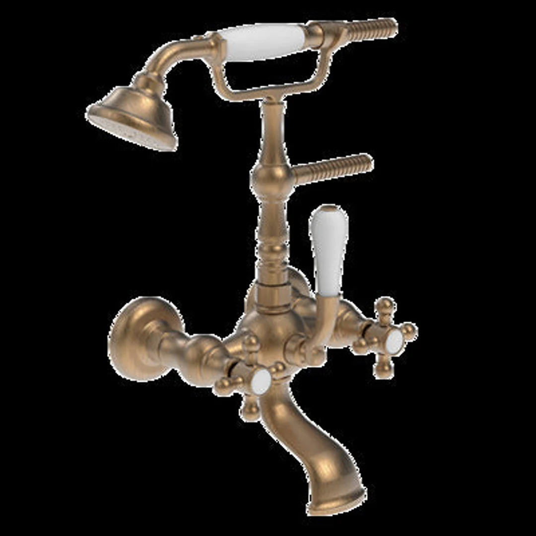 Provincial Wallmounted Bath Filler Br - Image 2