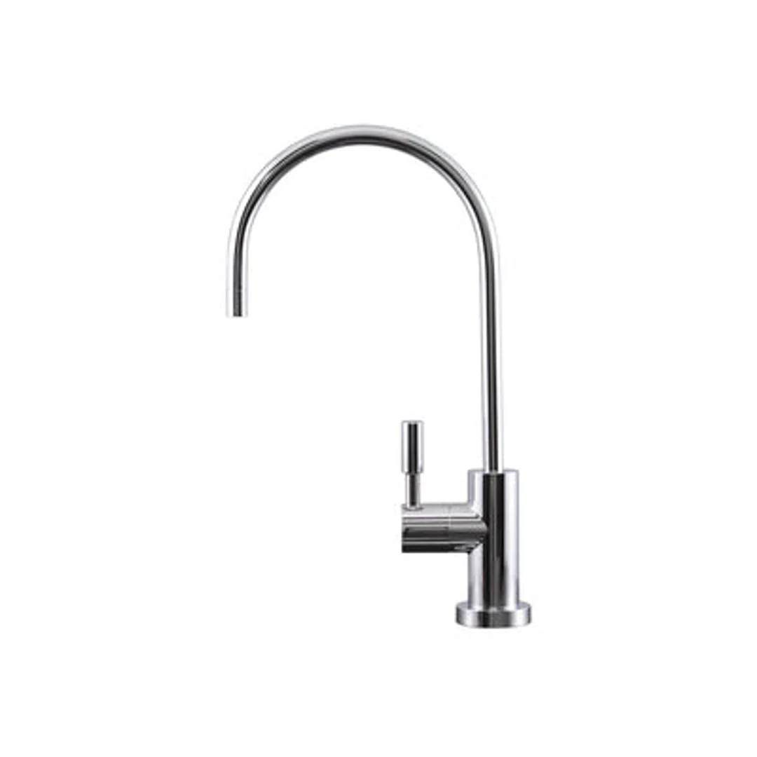 Puretec Designer Faucet Gooseneck 1/4 Turn Lever Chrome Dfu155