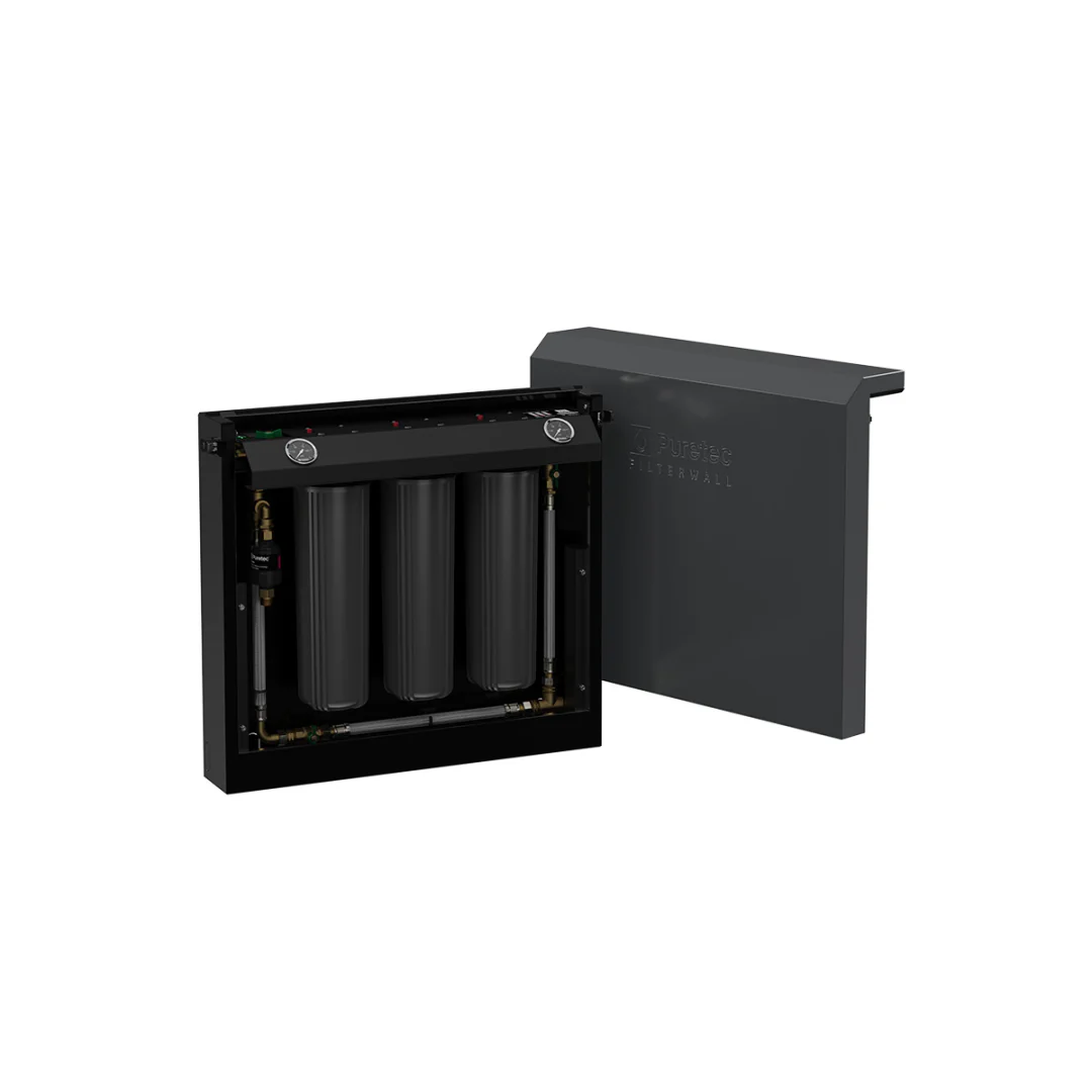 Puretec Filterwall Whole House Filtration Charcoal Front Cover 55L/Min Plumbed Bypass - Image 4