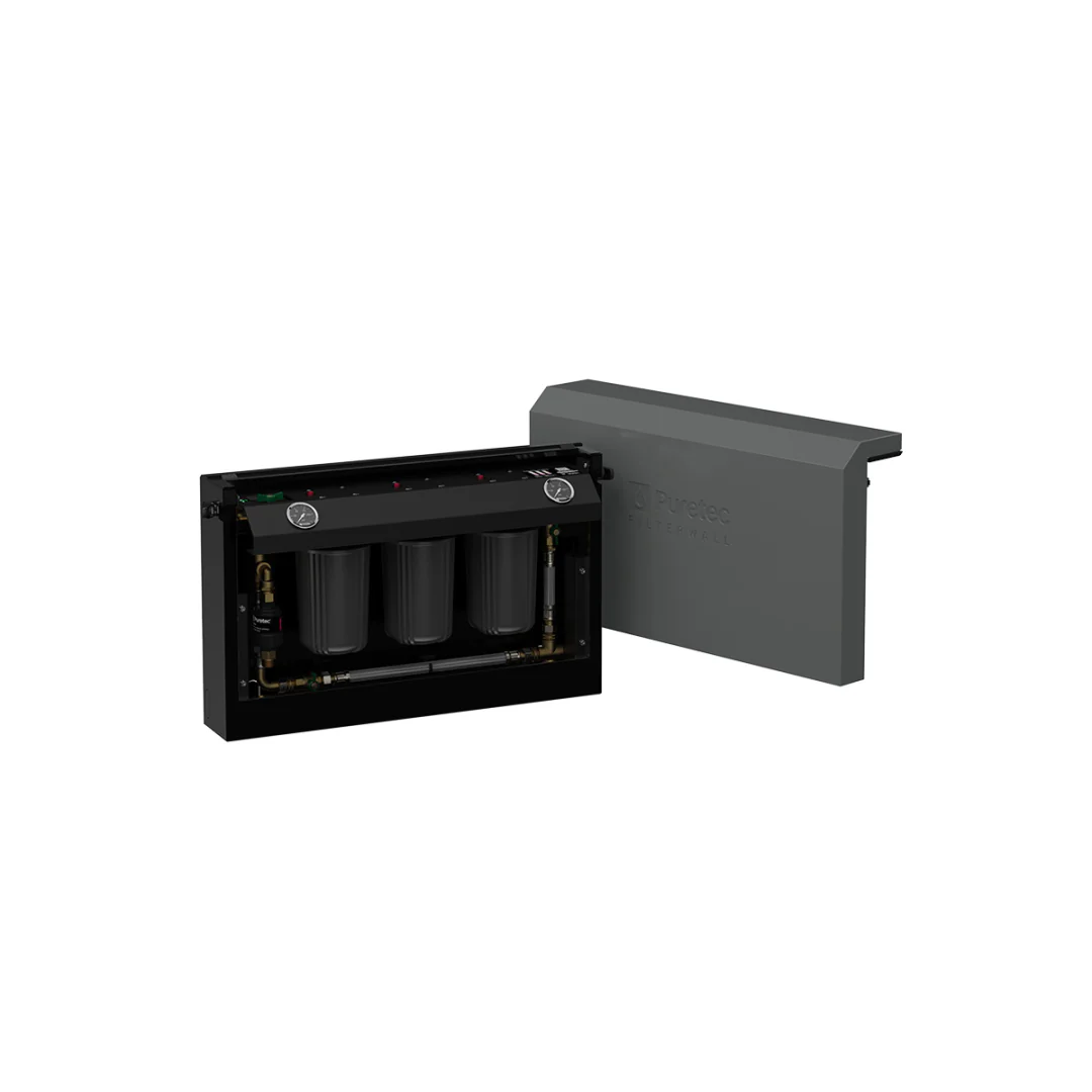 Puretec Filterwall Whole House Filtration Mineral Grey Front Cover 30L/Min Plumbed Bypass - Image 4