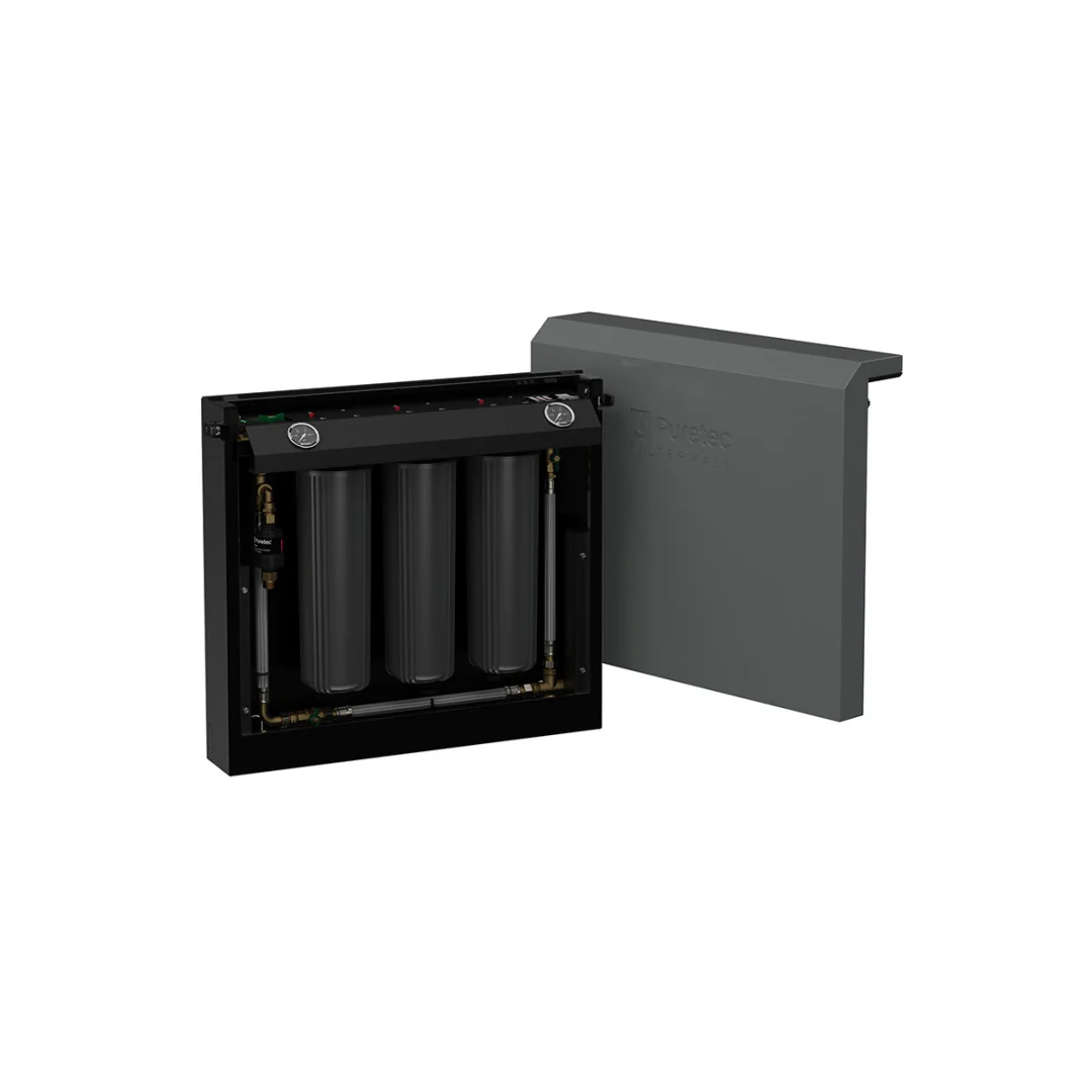Puretec Filterwall Whole House Filtration Mineral Grey Front Cover 55L/Min Plumbed Bypass - Image 4