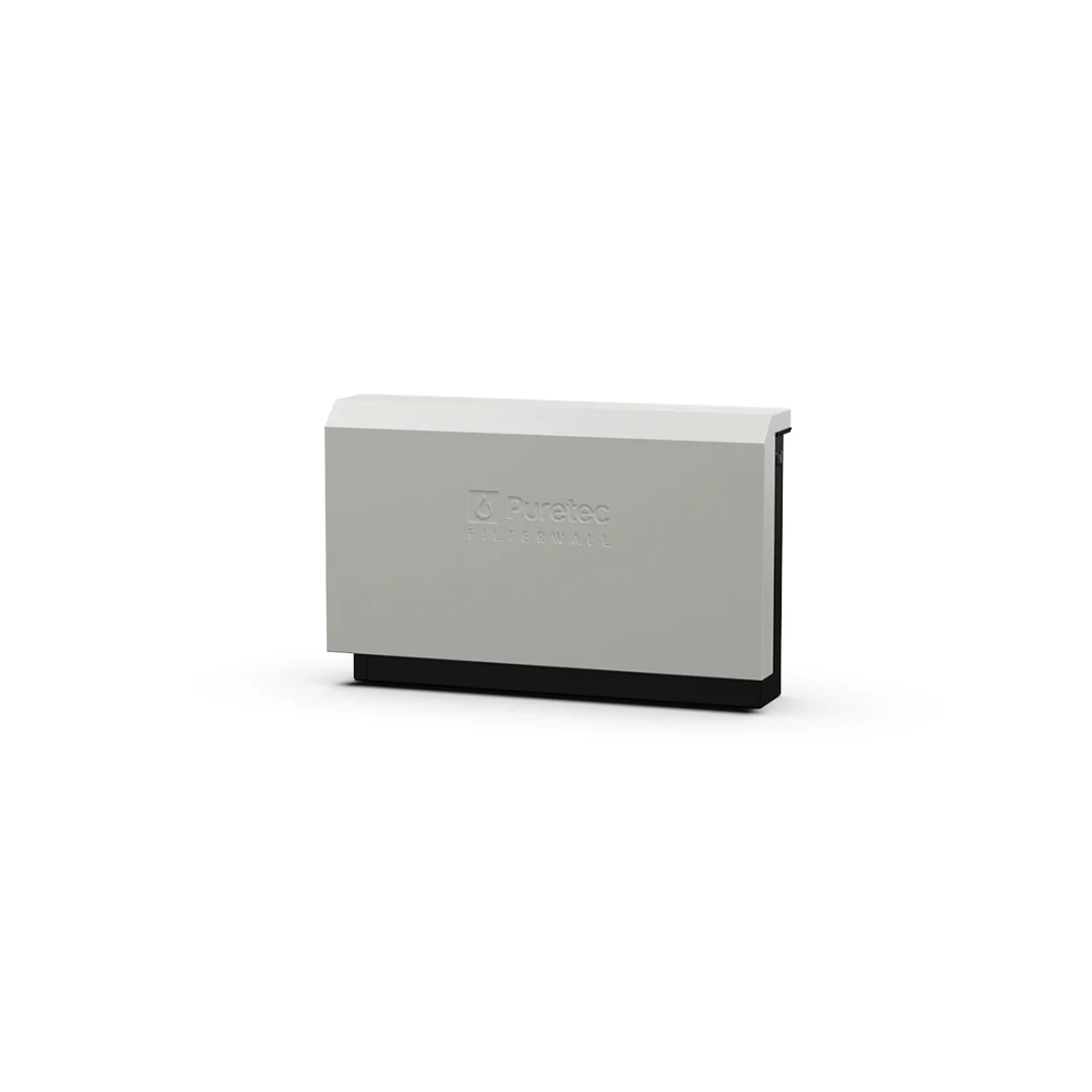 Puretec Filterwall Whole House Filtration Stone White Front Cover 30L/Min Plumbed Bypass