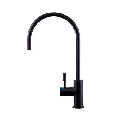 Puretec Matt Black Goose Neck Faucet 1/4 Turn Spindle Lever Led Dfu200 - Image 3