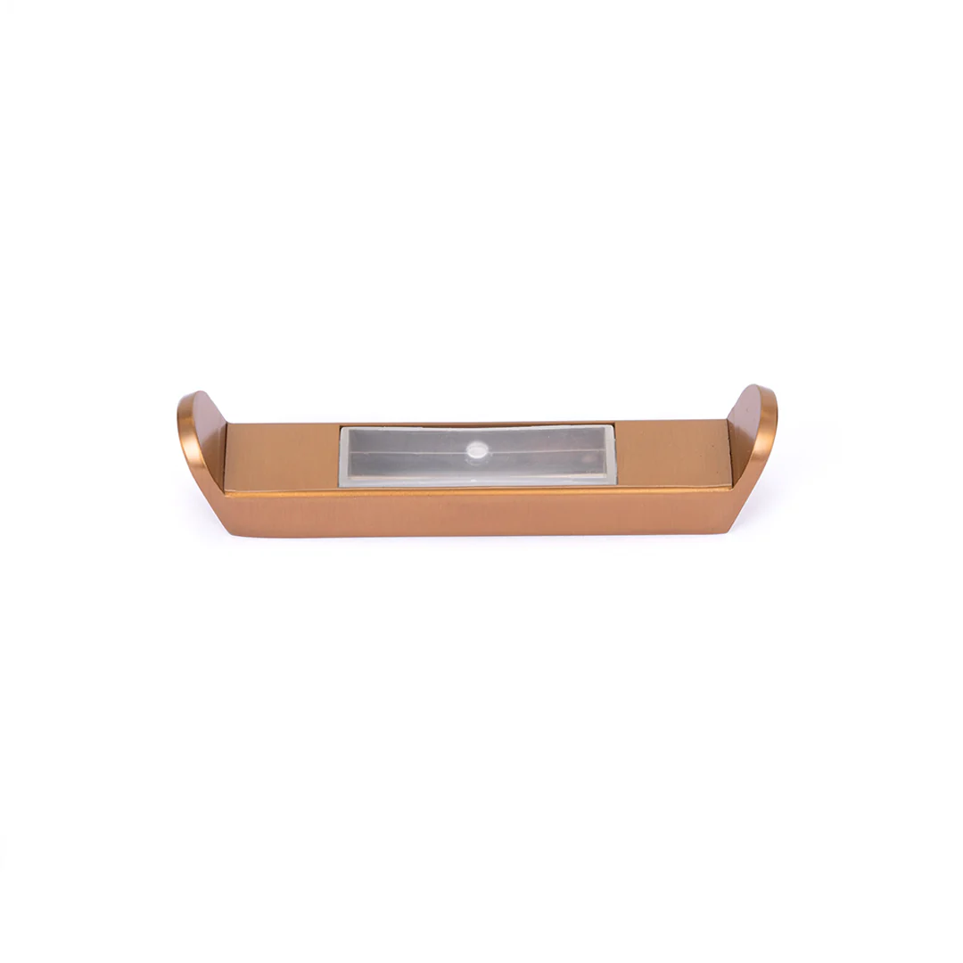 Radiant Brushed Bronze Flat Profile Vertical 930Mm Non Heated Single Bar Towel Rail - Image 2