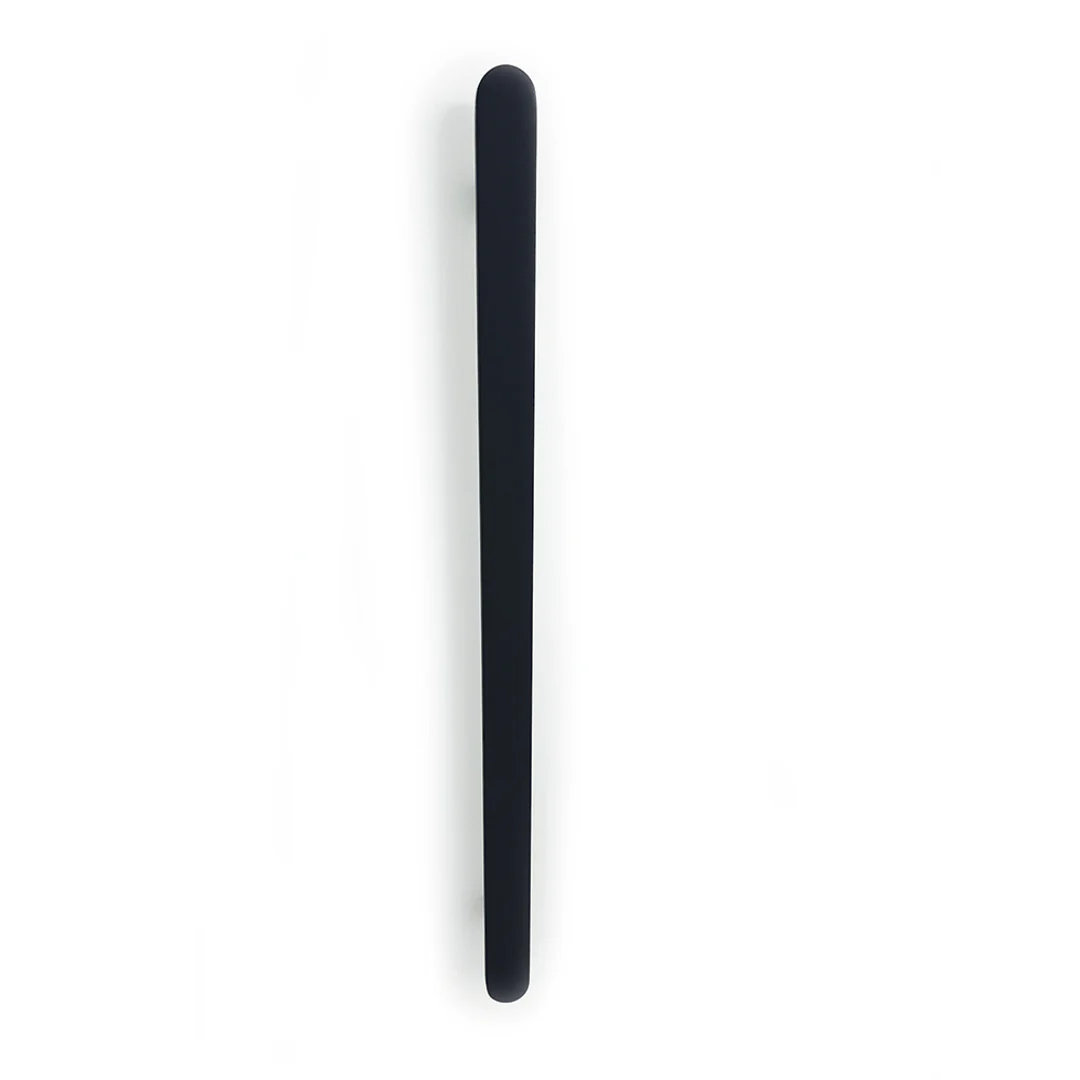 Radiant Gun Metal Grey Flat Profile Vertical 930Mm Non Heated Single Bar Towel Rail