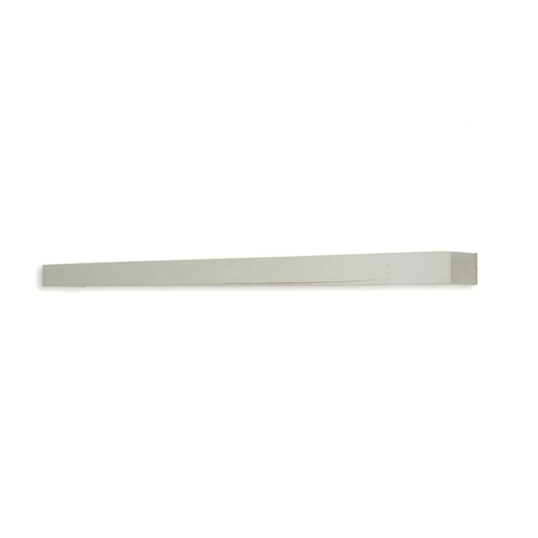 Radiant Mirror Polished 800Mm Non Heated Square Single Bar Towel Rail