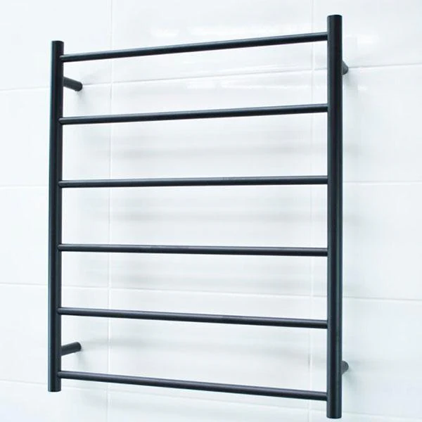 Radiant Round 6 Bar Non-Heated Rail 700mmx830mm Matte Black - Image 3