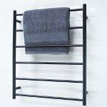 Radiant Round 6 Bar Non-Heated Rail 700mmx830mm Matte Black - Image 7