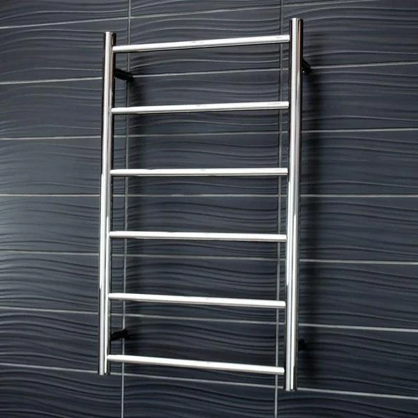 Radiant Round 6 Bar Non Heated Rail Polished Stainless Steel - Image 3
