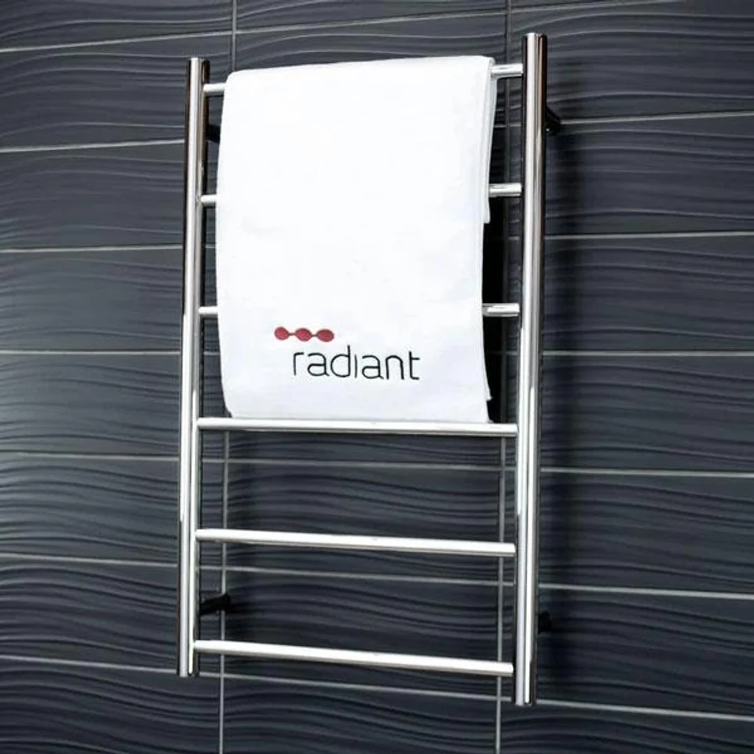 Radiant Round 6 Bar Non Heated Rail Polished Stainless Steel - Image 5
