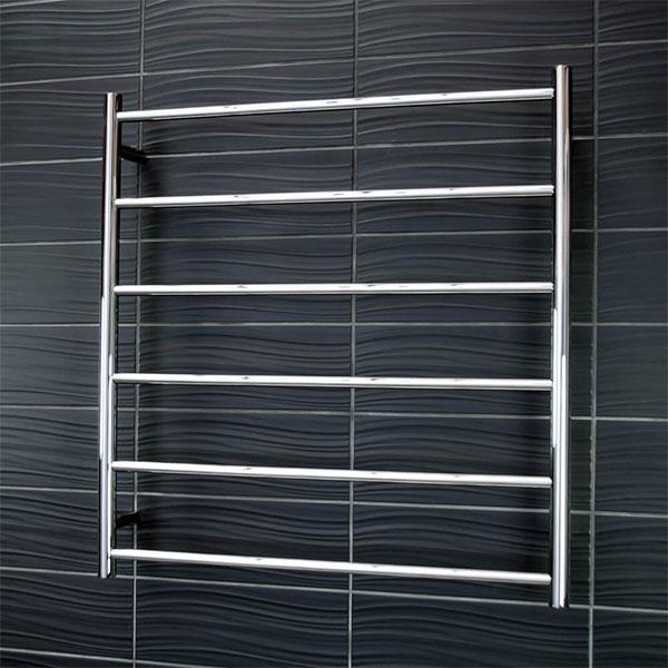 Radiant Round 6 Bar Non Heated Rail Polished Stainless Steel - Image 6