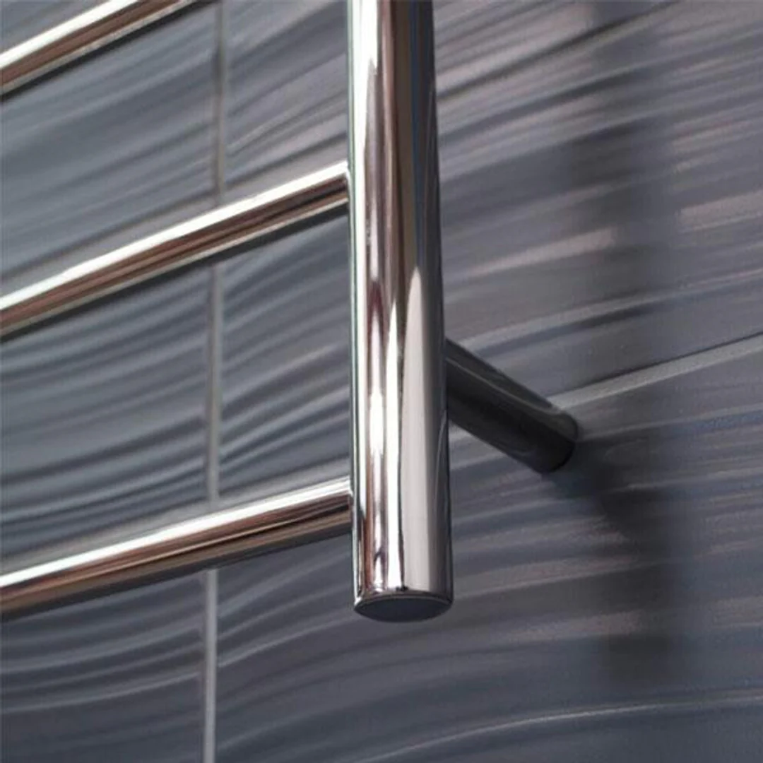 Radiant Round 7 Bar Non-Heated Rail 500mmx1130mm Polished Stainless Steel - Image 4