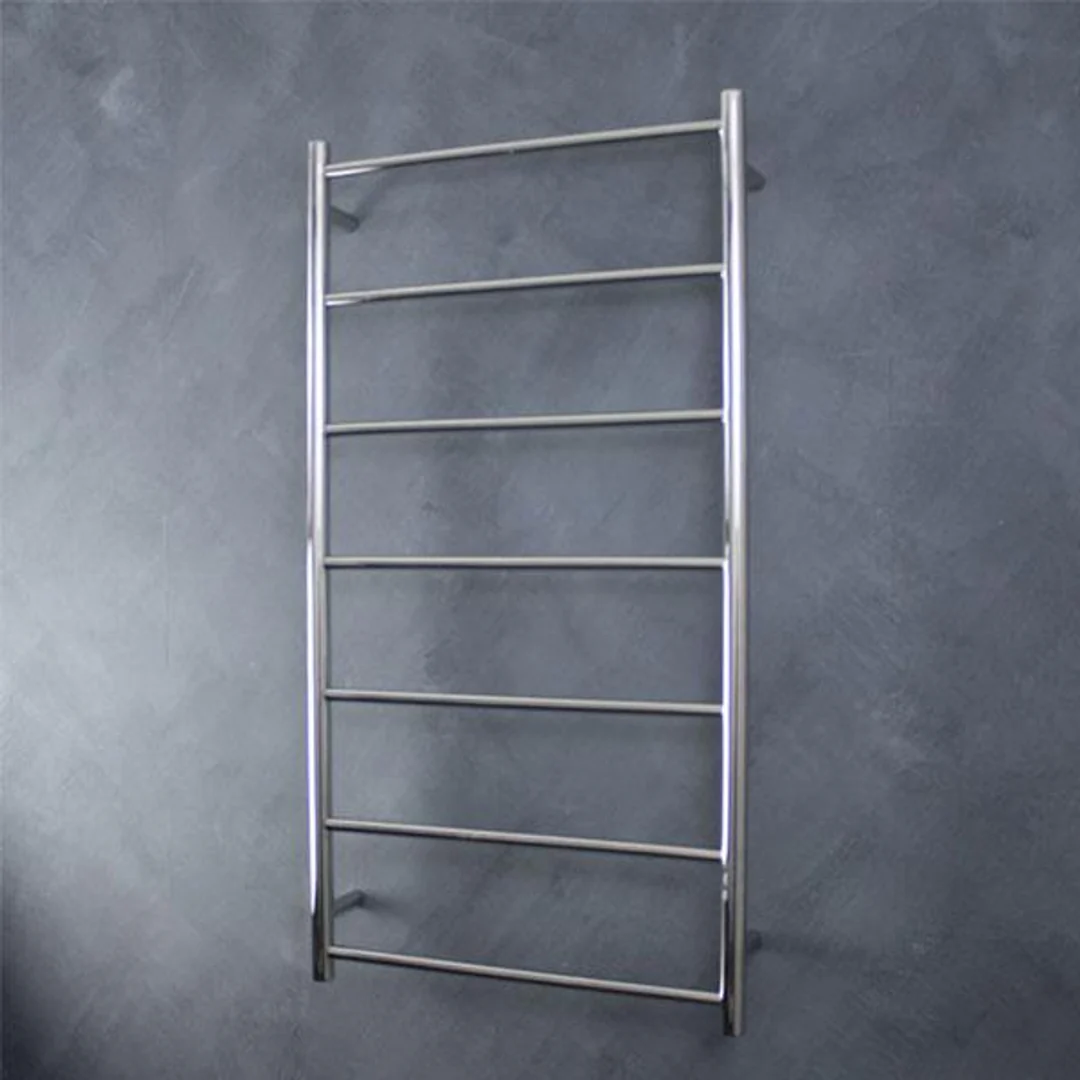 Radiant Round 7 Bar Non-Heated Rail 600mmx1130mm Polished Stainless Steel - Image 2