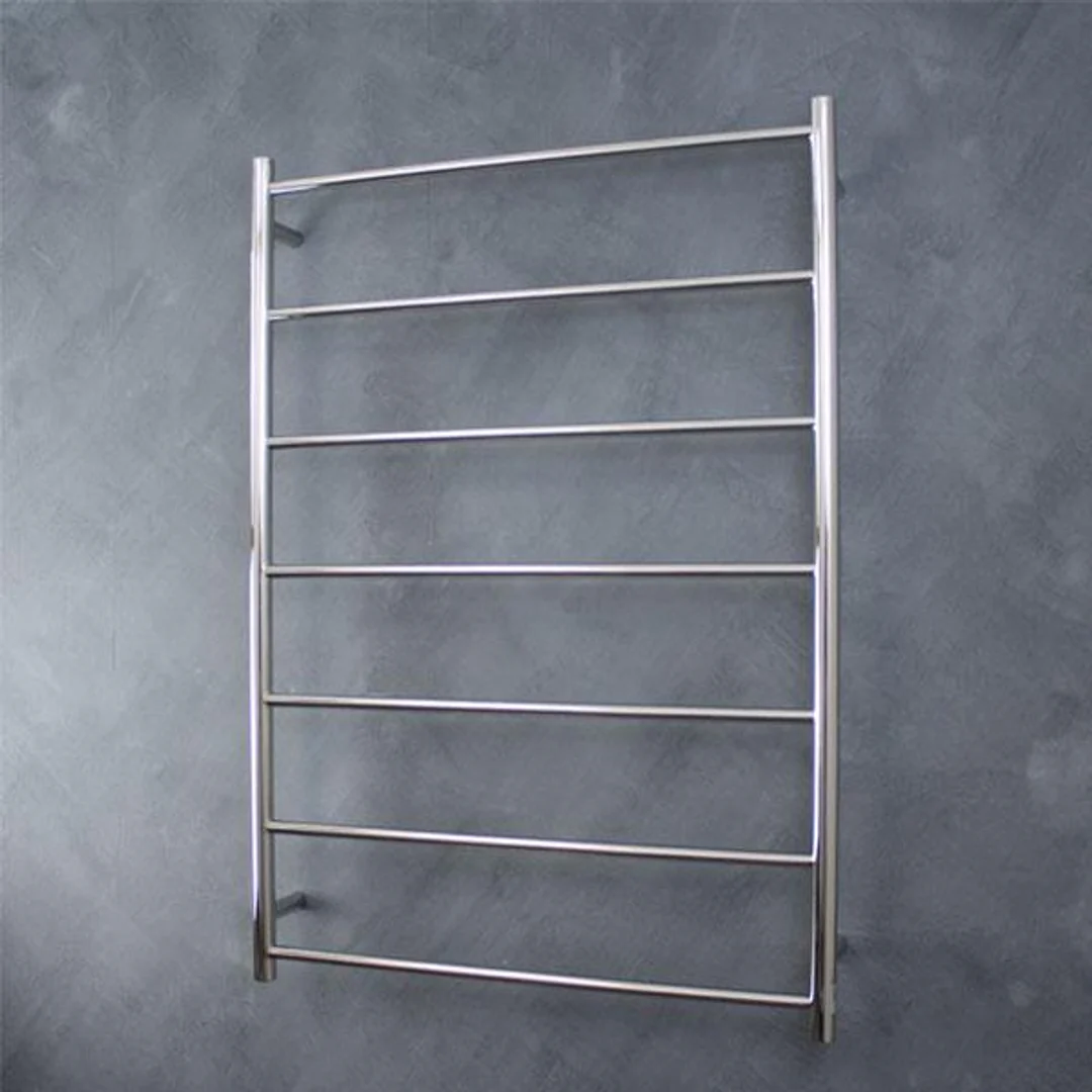 Radiant Round 7 Bar Non-Heated Rail 800mmx1130mm Polished Stainless Steel - Image 2