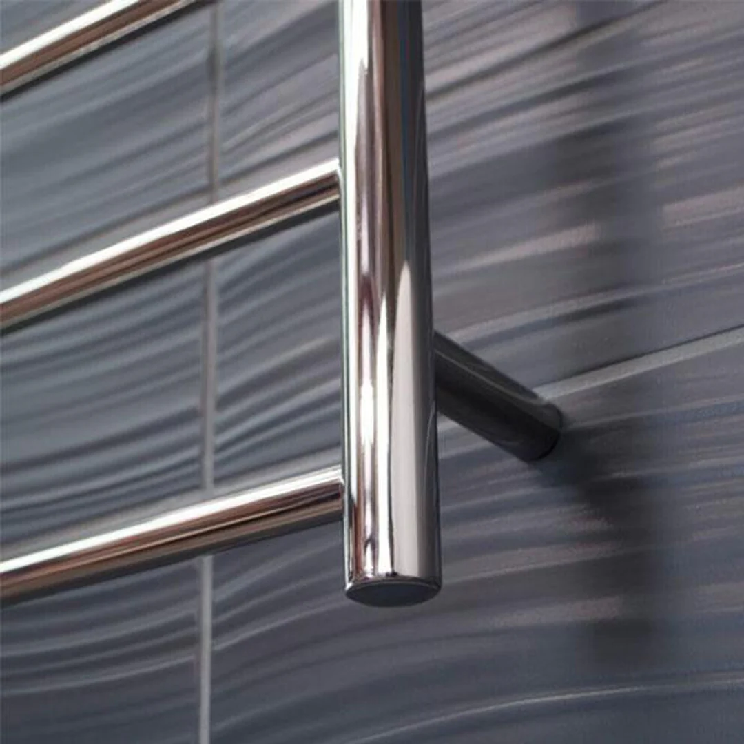 Radiant Round 7 Bar Non-Heated Rail 800mmx1130mm Polished Stainless Steel - Image 4