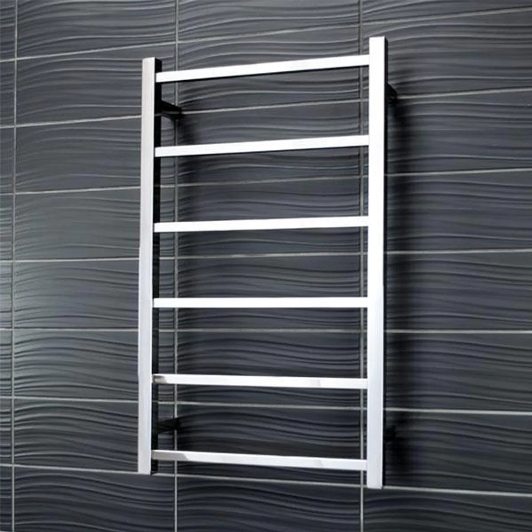 Radiant Square 6 Bar Non-Heated Rail 500mmx830mm Polished Stainless Steel - Image 2