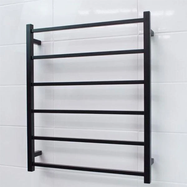 Radiant Square 6 Bar Non-Heated Rail 700mmx830mm Matte Black - Image 4