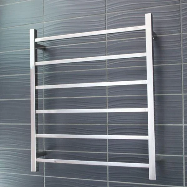 Radiant Square 6 Bar Non-Heated Rail 700mmx830mm Polished Stainless Steel - Image 6