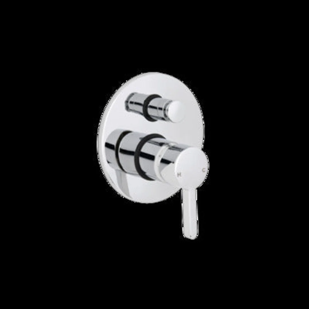 Ram Adero Wall Divertor Mixer  Chrome - Image 2