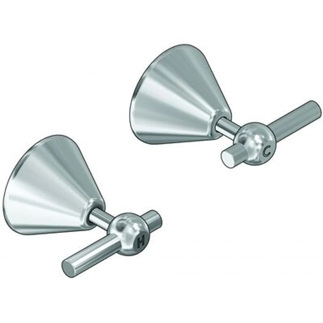 Ram Fusion Lever Wall Top Assy **Pair** Chrome Fulwscp - Image 2