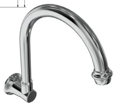 Ram Merino Hob Sink Gooseneck Spout 175mm Chrome White - Image 3