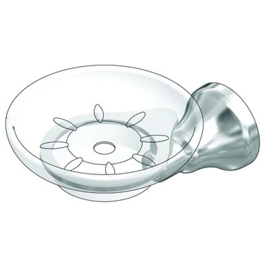Ram Merino Soap Dish Chrome - Image 2