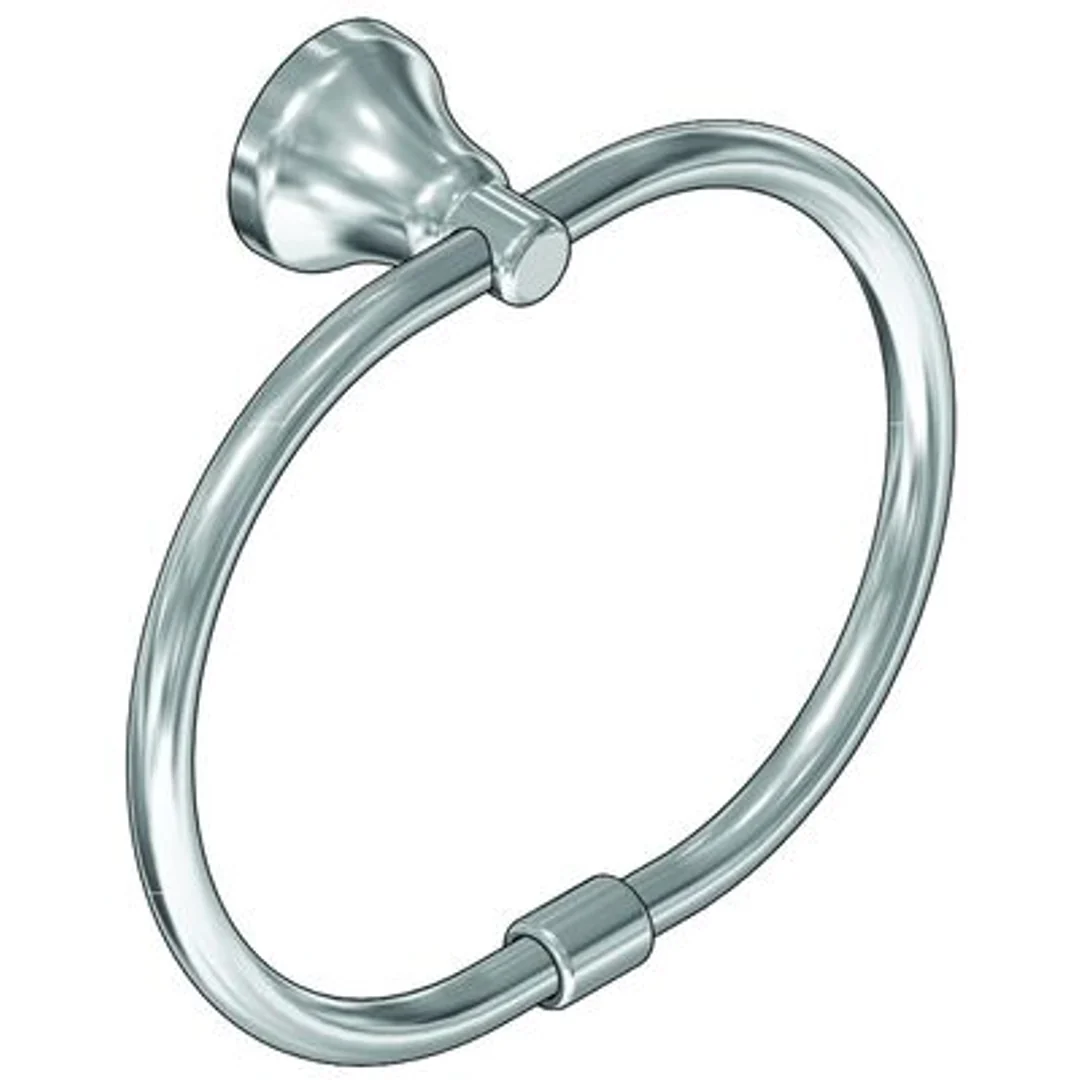 Ram Merino Towel Ring Chrome - Image 2