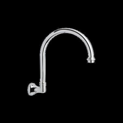 Ram Merino Wall Sink Gooseneck Spout 175mm Chrome White - Image 3