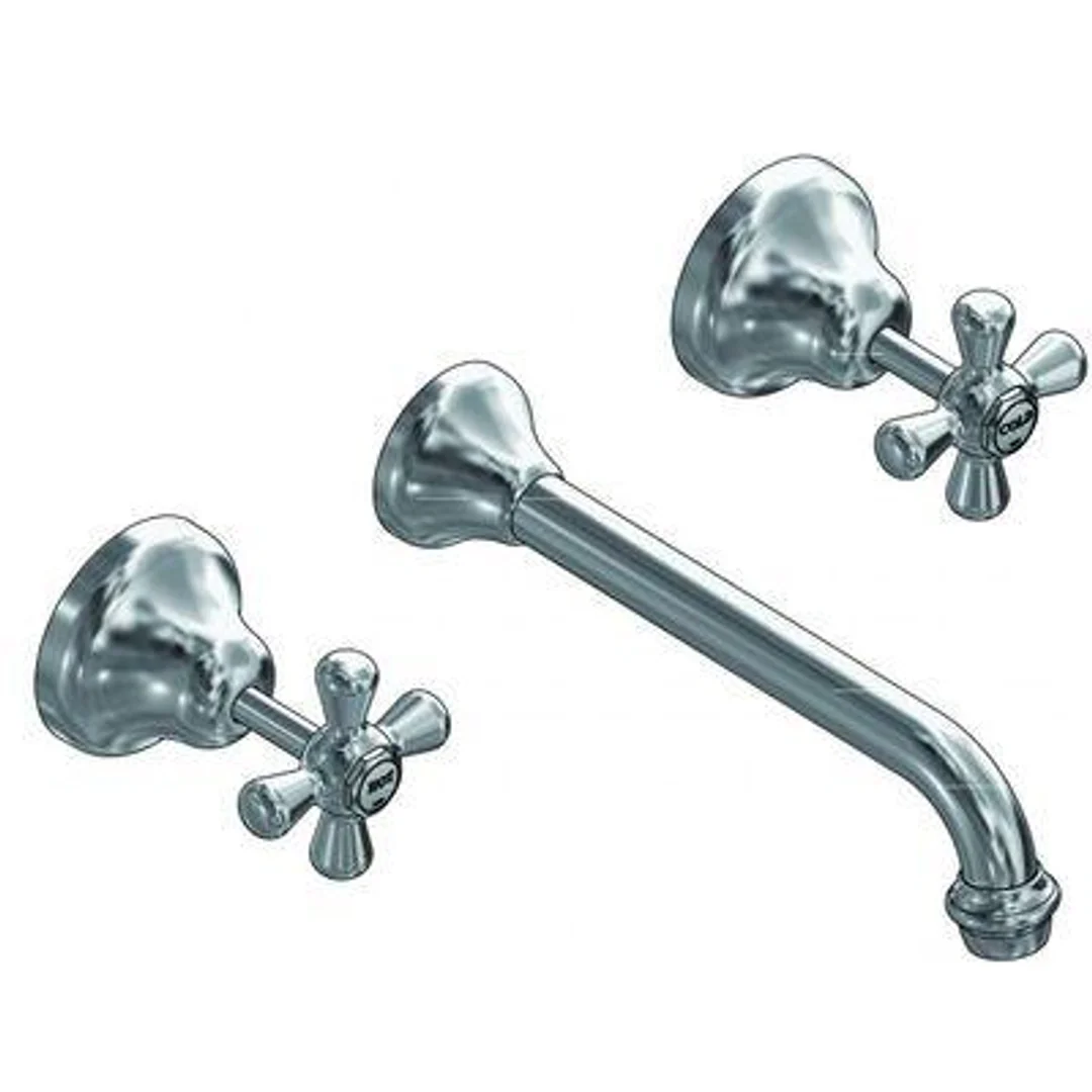 Ram Merino Wall Spa Set with 200mm Spa Spout Chrome - Image 2