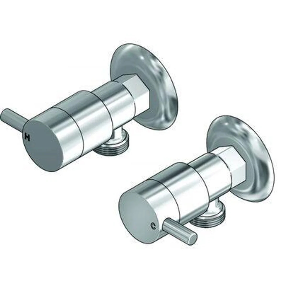 Ram Park Pin Lever Washing Machine Cock (Each) Chrome - Image 2