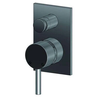 Ram Park Shower Mixer/ Bath Diverter Mixer Chrome - Image 3