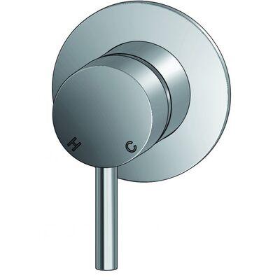 Ram Park Wall Mixer Solid Round Plate Chrome - Image 3