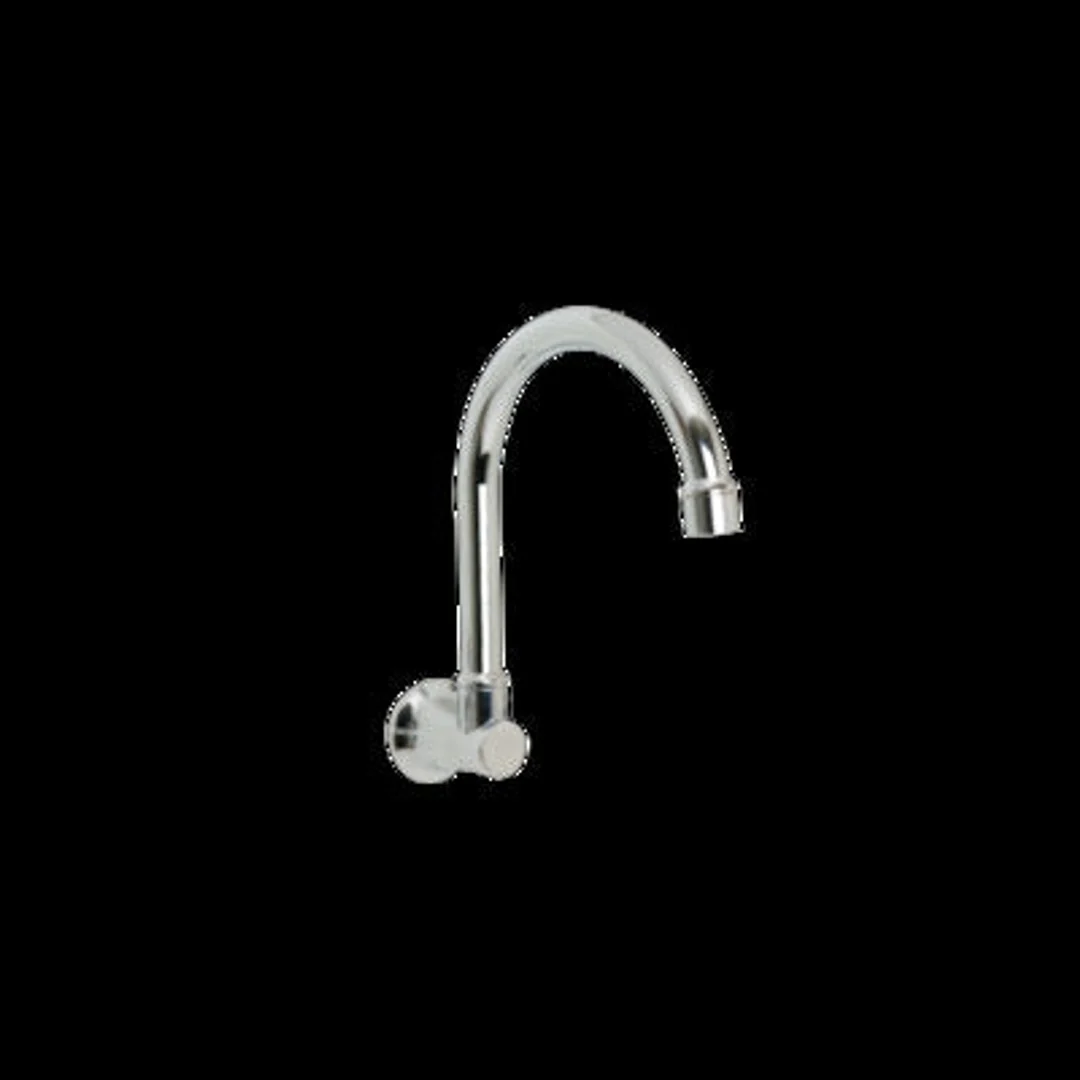 Ram Southern Cross Wall Sink Gooseneck Spout 175mm Chrome - Image 2